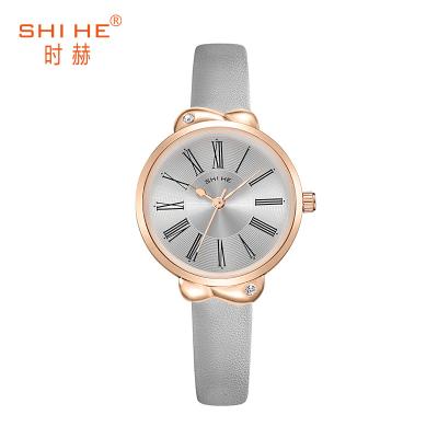 China Cheap Hot Selling Water Resistant Fashion Woman Watch Logo Small Custom OEM Watches Fashion Leather Wristwatches Woman Watch for sale