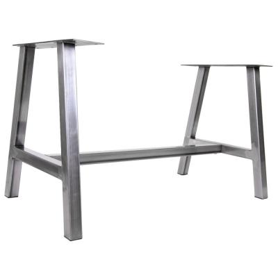 China Full Table Factory Price Stainless Steel Restaurant Table Frame For Dining Table Height Metal Iron Table Steel Base for sale