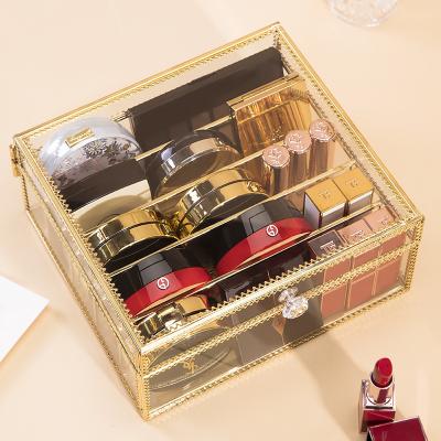 China Fashion Makeup Organizer Perfume Lipstick Brush Lash Eyeshadow Foundation Storage Box Vanity Cosmetic Make Up Acrylic Makeup Organizer for sale