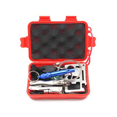 China Multifunctional Outdoor Camping Survival Multitool Set First Aid Kit Outdoor Emergency Supplies Survival Kit for sale