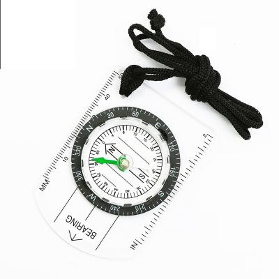 China Outdoor Survival Professional Multifunctional Compass Guide Camping Map Scale Portable Compass Pointing for sale