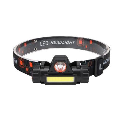 China Emergency Led Head Light Mini Charging Waterproof Cob Outdoor Strong Light Night Fishing Multifunctional Headlamp for sale