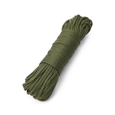 China 9 Core Nylon Pull Rescue Binding Rope Clothes Outdoor Mountaineering Drying Rope Tent Camping Survival Rope for sale