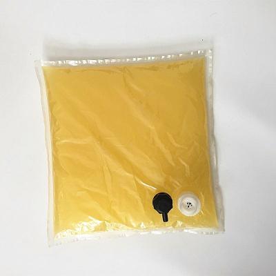 China BIODEGRADABLE food grade egg-liquid plastic bag in 10L box with tap for sale