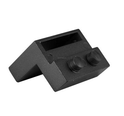 China China Supplier Modern Black Powder Coating Stopper Steel Sliding Door Stop for sale