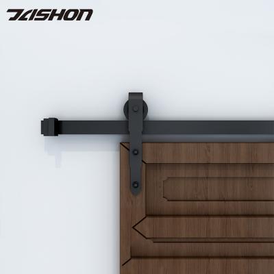 China Arrow Type 6FT Custom Door Rail Hanging Hardware Barn Door Fire Protection Device for sale