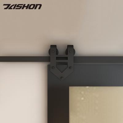 China Fire Protection Carbon Steel Hardware Antique Style Modern Sliding Barn Door Track Hanging Hardware for sale