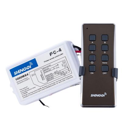 China Remote Lamp Switch Pairing Function 12v 23a RF Wireless Remote Control Switches for sale