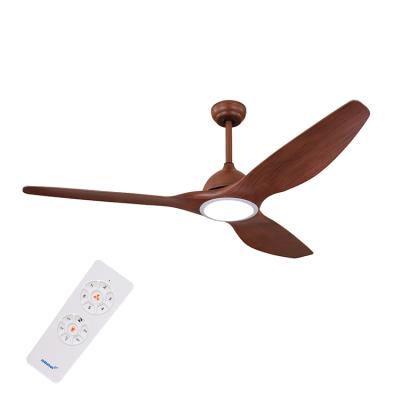 China Natural wind energy saving 60w energy saving 62 inch electric plastic decorative ceiling fan for home for sale