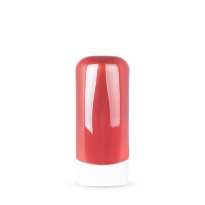 China Cosmetic Manufacturer 250ml PET Sunscreen Cream Body Plastic Milk Bottle With Silicone Valve Lid Bottle for sale