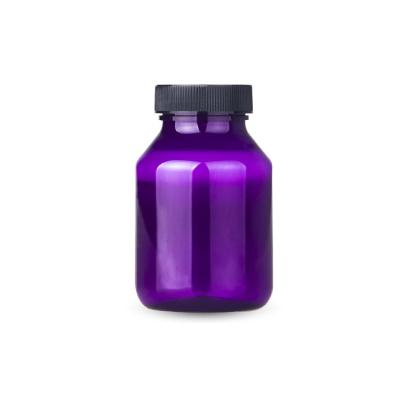 China 160ml Plastic Medicine Purple Custom Color Pharmaceutical Capsules Bottles For Medicine for sale