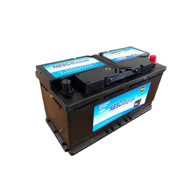 China Nesco Favorable Power Price China CAR Battery Accumulator Battery 12V 100Ah Auto Car Battery for sale