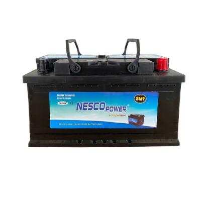 China 2021 New Design Nesco Power 60038 Car Battery Automotive Battery Operated Cars for sale