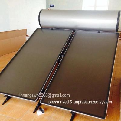 China Stainless Steel Compact Pressurized Flat Clad Solar Water Heater for sale