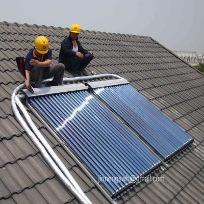 China Vacuum Tube Solar Keymark Certified European Style Heat Pipe Solar Collector for sale