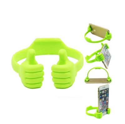 China Portable PP Promotion Gift Custom Thumbs Up Finger Cell Phone Holder for sale