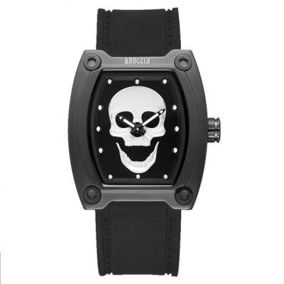 China Chronograph Skull And Crossbones Mark Hollow Electronic Watches for sale