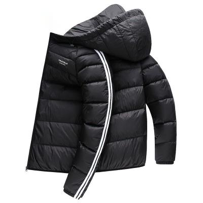 China Waterproof jacket men's winter 2020 new light down jacket men's short hooded thin warm coat for sale