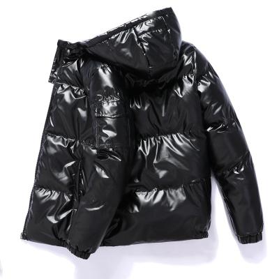 China Men's coat loose and thick slim fit winter men's long-sleeved short version of the waterproof men's jacket down jacket for sale