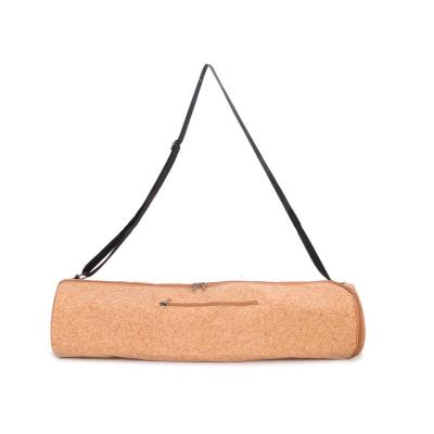 Cina Etichetta di legno naturale 70×17cm di Cork Yoga Mat Bag Private dell'attrezzatura di forma fisica in vendita