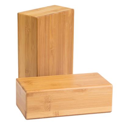 China Eco Friendly Wooden Fitness Equipment Custom Printing Cherry Wooden Yoga Block Organic for sale