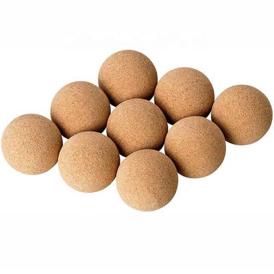 China 20g High Density ultra lightweight Yoga Massage Cork Ball for sale