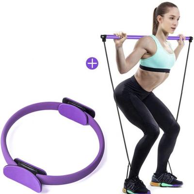 China barra cor-de-rosa roxa de Ring With Hip Muscle Trainer Pilates da ioga de 94cm Pilates à venda