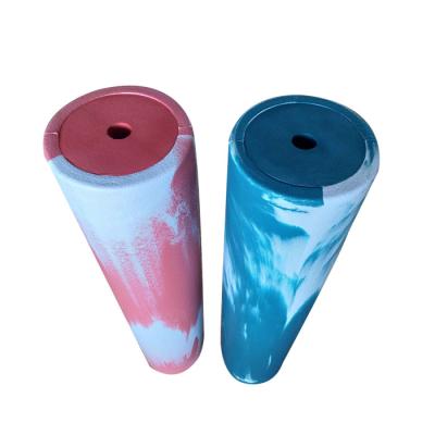 China Customize Color 2 In 1 Foam Yoga Roller Set Deep Tissue Muscle Massage Foam Roller for sale