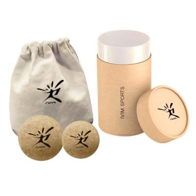 China Eco Cork Yoga Massage Ball amistoso, bola natural de Cork Fitness Massage en venta