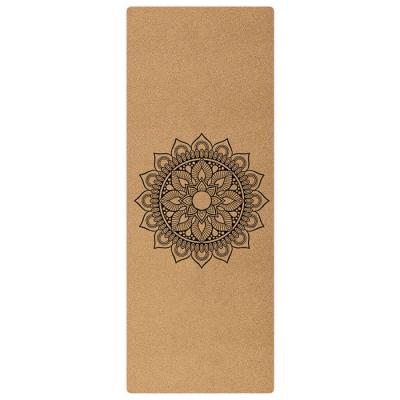 China Estera resistente de goma natural de la yoga del resbalón de encargo de Cork Non Slip Yoga Mat en venta