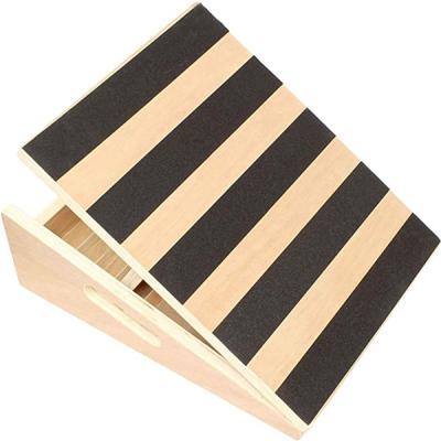 China Adjustable Wooden Slant Board Workout Non Slip Wooden Fitness Equipment for sale