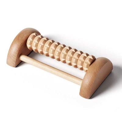 China Pain Circulation Wooden Fitness Equipment Foot Massage Roller Acupressure for sale