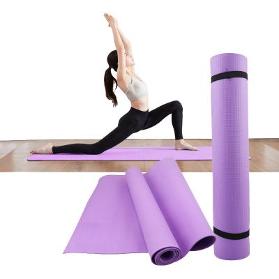 China Lose Weight Yoga Fitness Equipment , 173x61cm Gymnastic Sport PVC Yoga Mat for sale