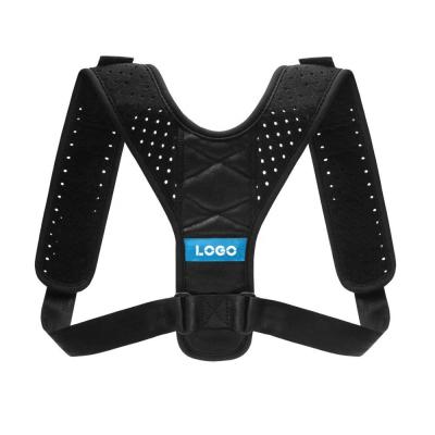 Chine Le correcteur réglable arrière respirable Neoprene Black Or de posture a adapté aux besoins du client à vendre