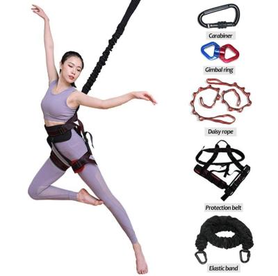 China 50*40cm PE Poly Bag Packaging Gravity Swings Belt Yoga Bungee Rope for sale