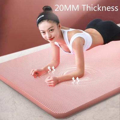 Китай Тренировка 20mm Pilates спортзала Beginner расширила удлиненный домашний фитнес не смещает циновка йоги NBR продается