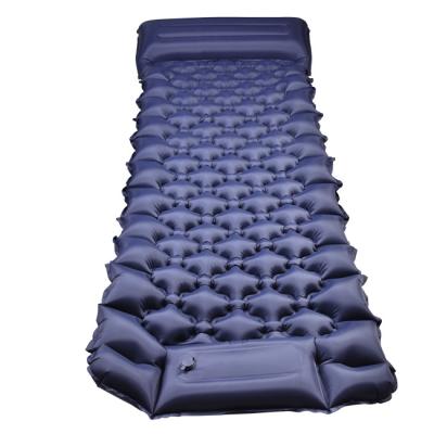 China Lightweight Moistureproof Feet On Automatic Inflatable Mattress 190cm Lenght TPU Sleeping Camping Mat for sale