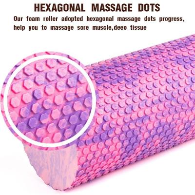 China Camouflage Marble EPP Yoga 	Muscle Massage Foam Roller For Soreness Relieve for sale