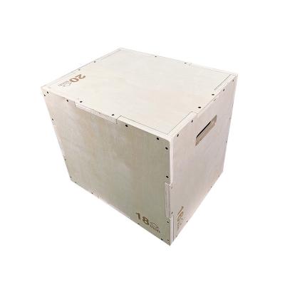 China Wholesale Crossfit Gym Equipment Training Wooden Plyo Jump Box for sale