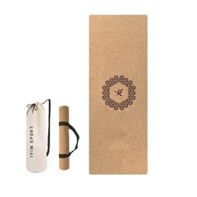 China La suavidad del resbalón de Manufacturor no sudó a Cork Yoga Mat de lujo resistente en venta