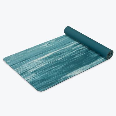 Cina generale di gomma naturale forma fisica di Mat For Yoga Pilates And di yoga di anti slittamento amichevole di 4mm Eco in vendita