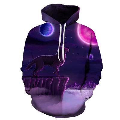 China 100% DBL Print 3D Sweatshirt Dye Graphic Dye Colored Sublimation Custom Polyester Anti-Shrink Spandex Lightweight Pullover Hoodie For Women Men for sale