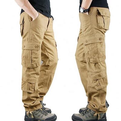 China Cheap Price Anti-wrinkle Customized Pockets Tactical Multi Functional Men Solid Color Pants Outdoor Cargo Pants for sale