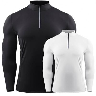 China Monetcat QUICK DRY Men's Compression T-shirt Fitness Long Sleeve Running Jogging Gym Sportswear Quick Dry Tight Sports T-shirt for sale