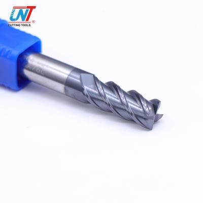 China Carbide UNT Carbide End Mill TiCN Coating Metal Cutting Tools For CNC Machine for sale