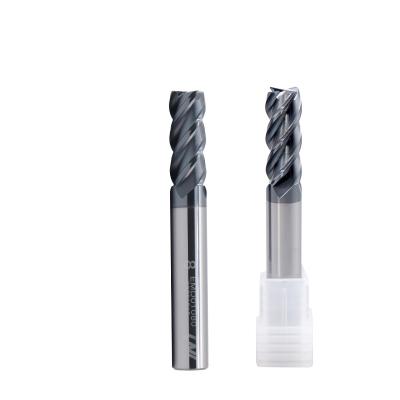 China Stainless Steel Import 4 Flute HSS Square Single End Mill 3/4