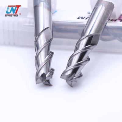 China UNT 3 Spline Endmills Tool Cutter Fresa CNC Cutting Machine Tools For Aluminum, Uncoated for sale