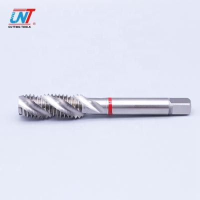 China HSS-Co M8X1.25 HIGH SPEED STEEL Spiral Groove Tap for tapping blind holes, JIS standard machine tap for sale