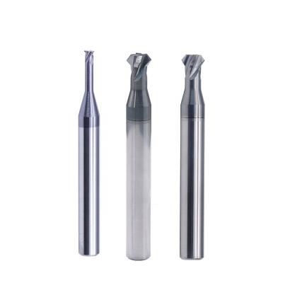 China Carbide UNT Tungsten Carbide Chamfer End Mills 4 Back Flute Coated 60 Degree for sale