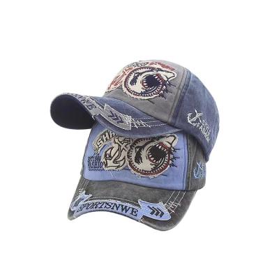 China New COMMON Design Fashion Customized Perforated Baseball Cap Waterproof Perforated Embroidered Hat 15 Days Custom Logo OEM Melin Hats for sale